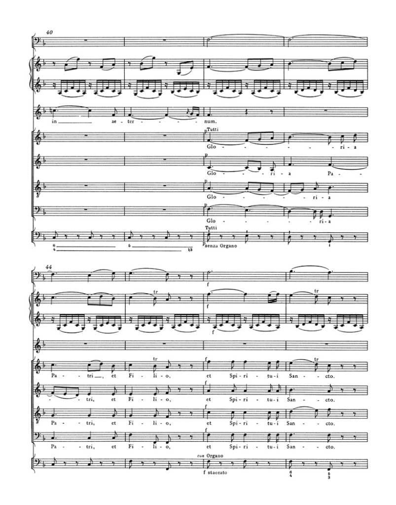 Laudate Dominum (K.339) from the Vesperae solennes de Confessore (Full Score) Mixed Voices Choir Music Fellerer Baerenreiter Germany