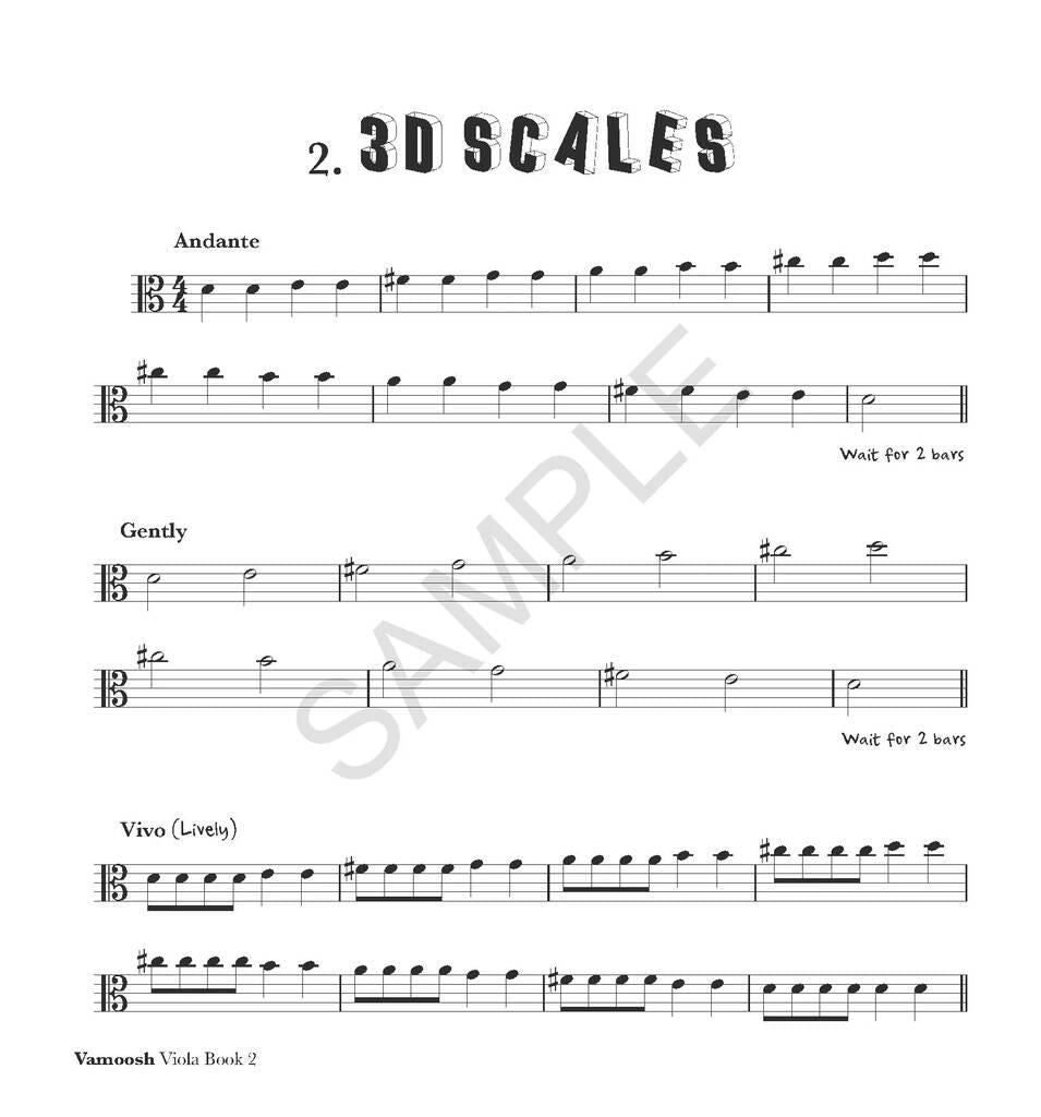 Vamoosh Viola Book 2 Thomas Gregory Book and CD Viola Vamoosh Music