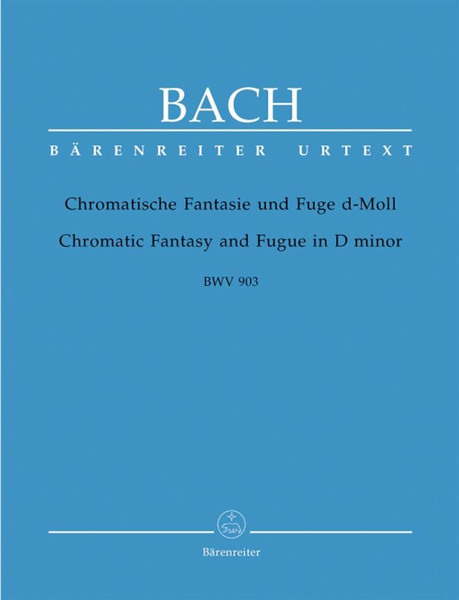 Chromatic Fantasy & Fugue in D minor (BWV 903) (Piano) Piano Instrumental Parts Music Bach Baerenreiter Germany