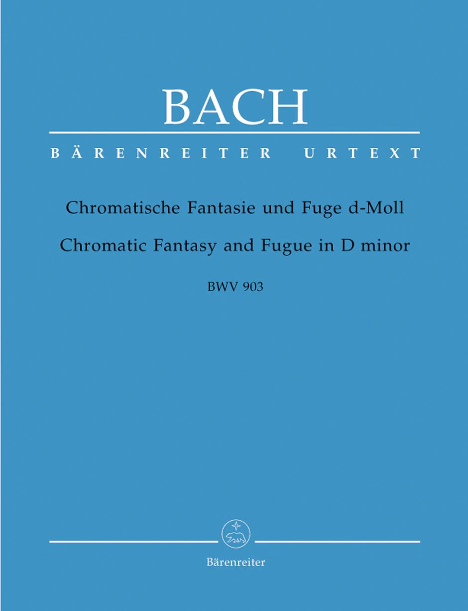 Chromatic Fantasy & Fugue in D minor (BWV 903) (Piano) Piano Instrumental Parts Music Bach Baerenreiter Germany